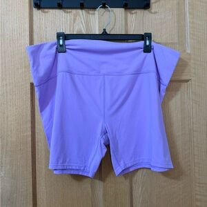 All in Motion Lavender Athletic Shorts | High Rise Workout Shorts